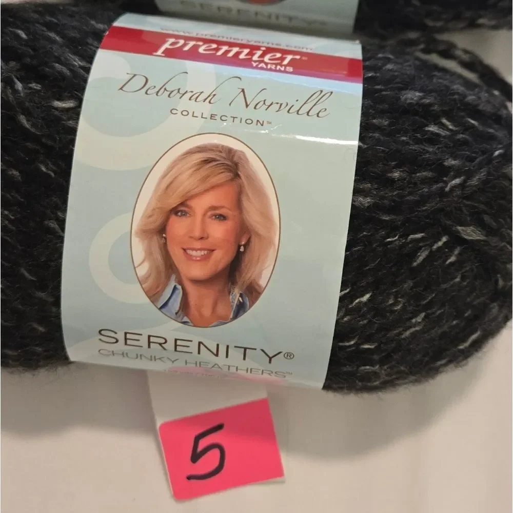 Premier Yarns Serenity Chunky Charcoal Heather Yarn